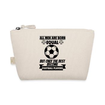 All men are born equal footballers - Organic Pouch - nature - Front