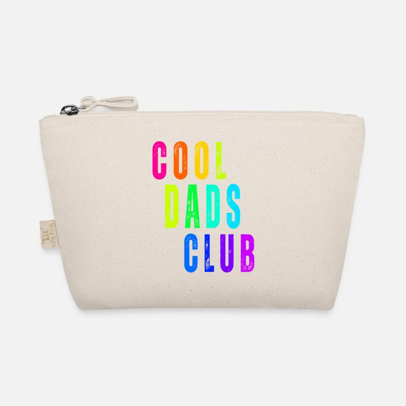 Dads Club Regenbogen Design - Bio-Täschchen - Natur