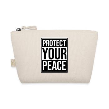 Protect Your Peace Mental Health Mindfulness - Organic Pouch - nature - Front