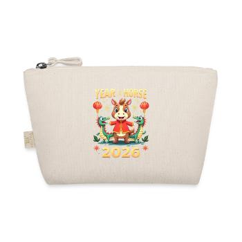 Chinese New Year Of The Horse 2026 - Organic Pouch - nature - Front