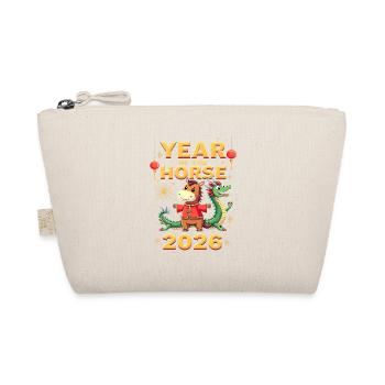 Chinese New Year Of The Horse 2026 - Organic Pouch - nature - Front