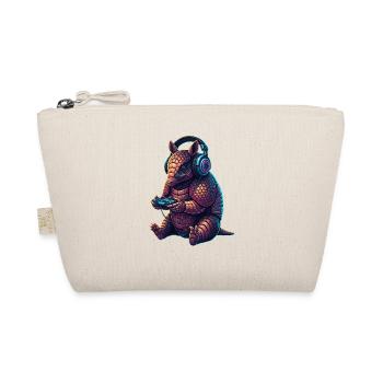 Armadillo Games Animal Video Games Funny - Organic Pouch - nature - Front