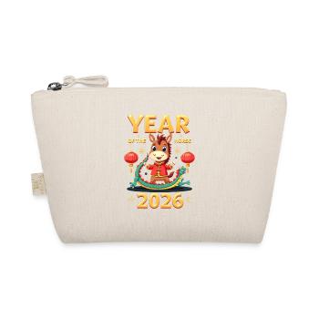 Chinese New Year Of The Horse 2026 - Organic Pouch - nature - Front