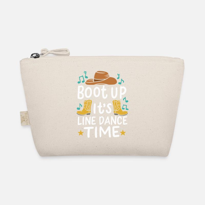 Boot Up It's Line Dance Time Country Graphic Organic Pouch