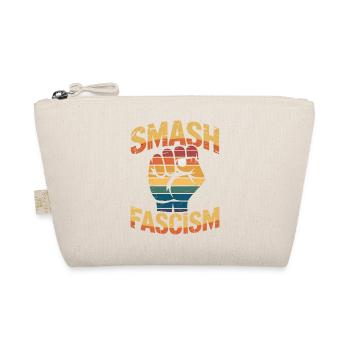Smash Fascism - Antifascist Tee - Organic Pouch - nature - Front