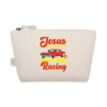 Jesus Coffee et conception de voitures musclées pour la course de dragsters - Trousse biologique - nature - Devant