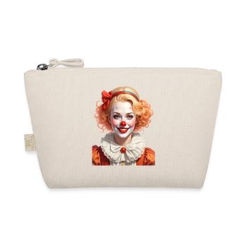 Illustration einer Frau verkleidet als Clown - Bio-Täschchen - Natur - Vorne