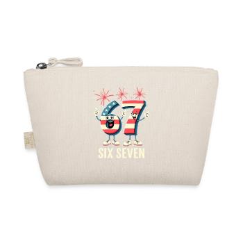 US Flag 67 Memes Six Seven - Organic Pouch - nature - Front