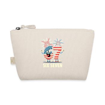US Flag 67 Memes Six Seven - Organic Pouch - nature - Front