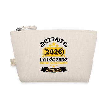Zurückgezogen 2026 Herren-Legende geht in den Ruhestand - Bio-Täschchen - Natur - Vorne
