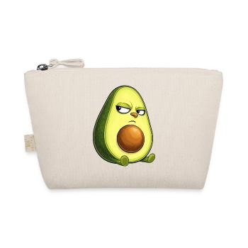Cool avocado with sunglasses skeptical look - Organic Pouch - nature - Front