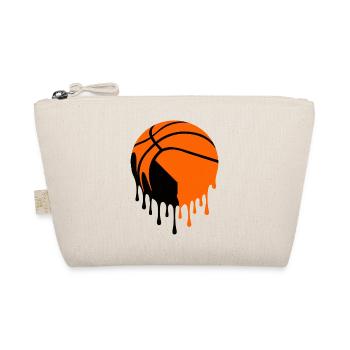 Dripping Basketball Street Art - Organic Pouch - nature - Front