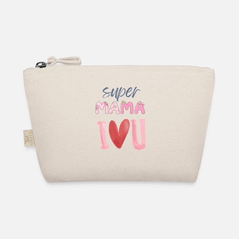 Super Mama - Heart Design Organic Pouch