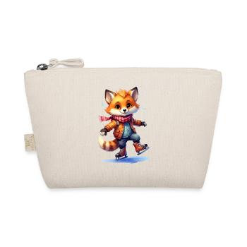 Fox skating - Organic Pouch - nature - Front
