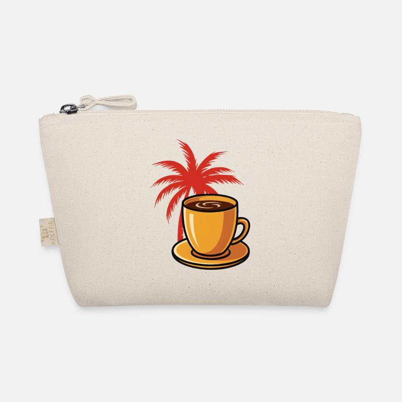 Tropical Coffee Palm Style Organic Pouch