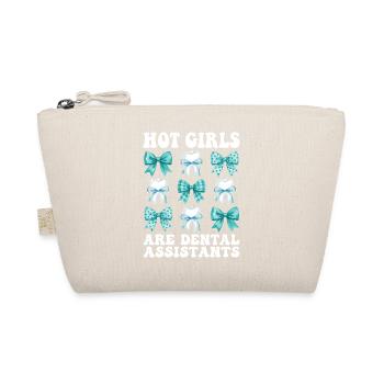 Filles assistantes dentaires drôles - Trousse biologique - nature - Devant