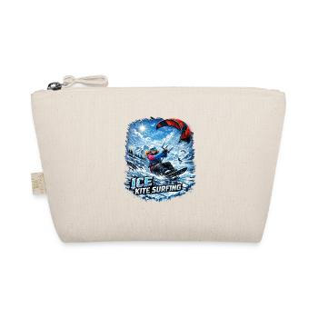 WINTER KITE SURFER GIRL - Organic Pouch - nature - Front