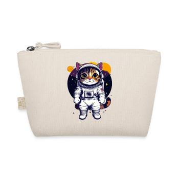 Cool Space Cat Cat Astronaut Cats Design - Organic Pouch - nature - Front