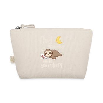 Jesus Christ- God provides while you sleep - Faith - Organic Pouch - nature - Front