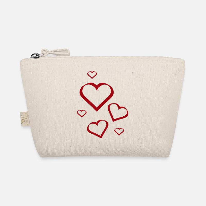 Valentinstag, Valentinstag, Valentinstag Bio-Täschchen