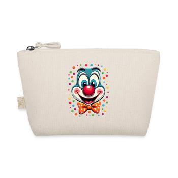 Karneval Clown Kostüm Fasching Fastnacht - Bio-Täschchen - Natur - Vorne