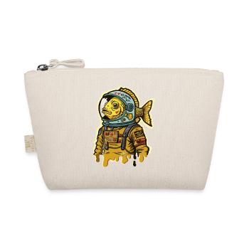 Poisson astronaute street art - Trousse biologique - nature - Devant
