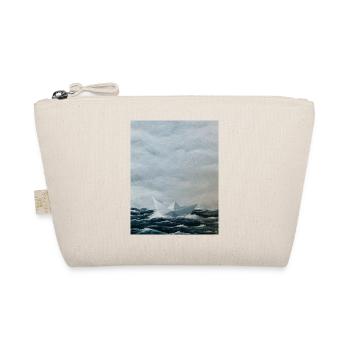 Origami ship on rough seas - Organic Pouch - nature - Front