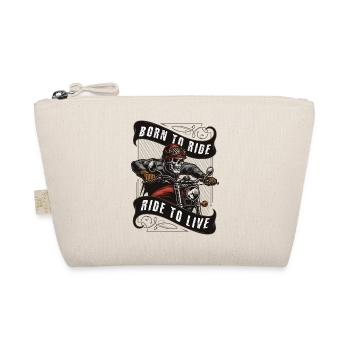 Born to Ride - Ride to Live - Bio-Täschchen - Natur - Vorne