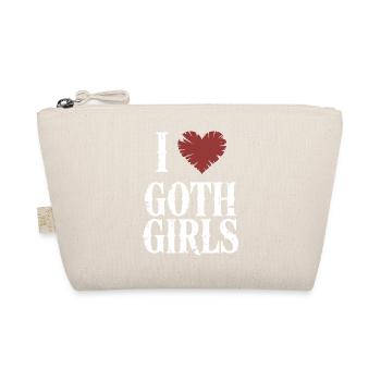 J’aime les filles gothiques - Trousse biologique - nature - Devant