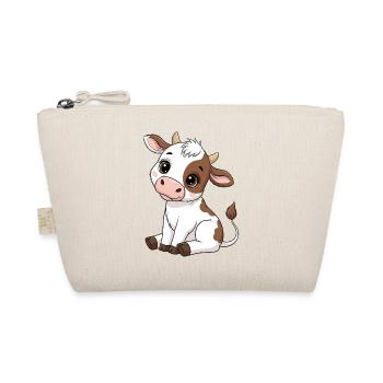 Motif de dessin animé vache et veau mignons - Trousse biologique - nature - Devant