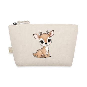 Cute Foal Cartoon - Organic Pouch - nature - Front