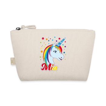 Mia , maiden name, favorite name - Organic Pouch - nature - Front