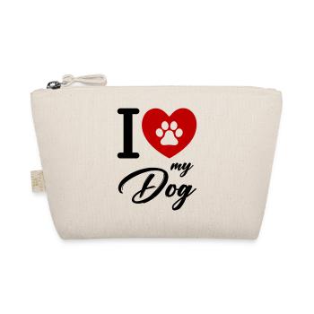 J’aime mon chien - Trousse biologique - nature - Devant
