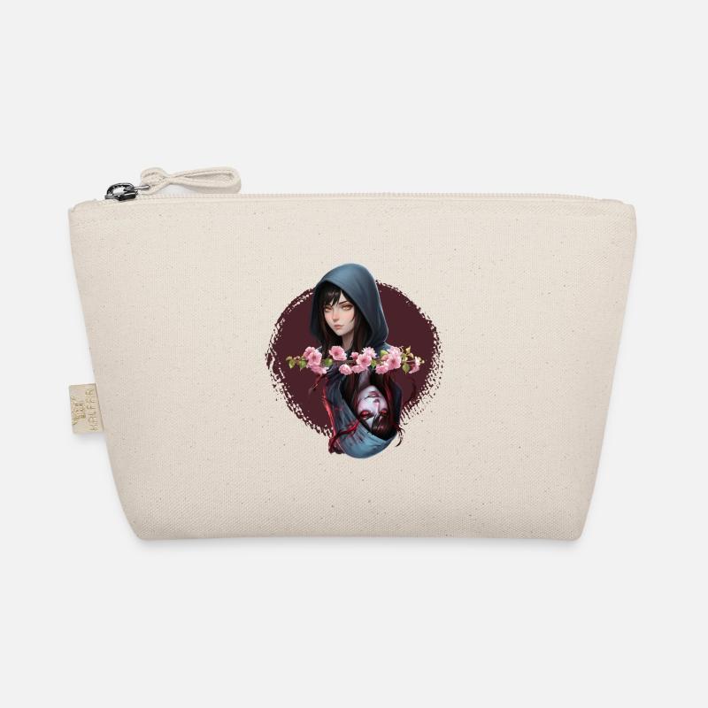 Rose fleur noire encapuchonnée Trousse biologique