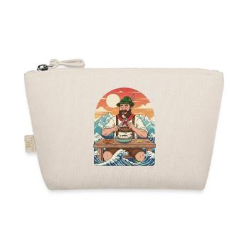 Weißwurst Alpen Kawaii Anime - Organic Pouch - nature - Front