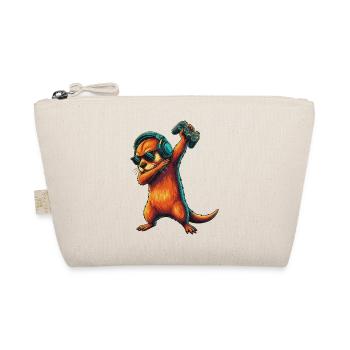 Joueur Otter jouant à des jeux vidéo Art - Trousse biologique - nature - Devant