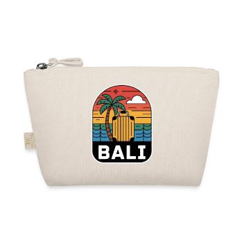 Bali Indonesia Suitcase Sunset - Organic Pouch - nature - Front