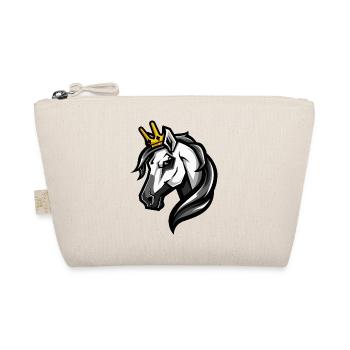 Horse Head Crown - Organic Pouch - nature - Front