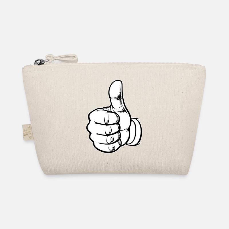 OK Daumenhoch Handsymbol  Bio-Täschchen