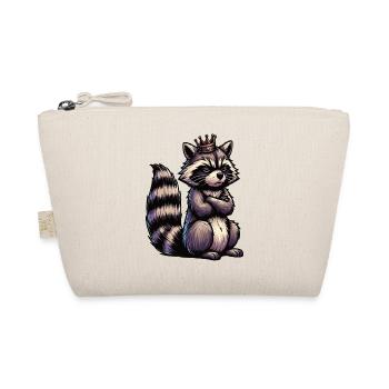 Waschbär Waschbären Waldtier lustiger Waschbär - Bio-Täschchen - Natur - Vorne