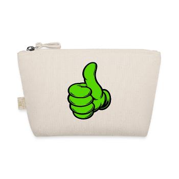 OK Icône de main en l’air Pouces levés de la bande dessinée Vert - Trousse biologique - nature - Devant