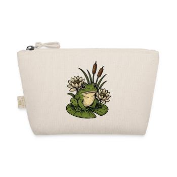 Frog at the water lily pond - Organic Pouch - nature - Front