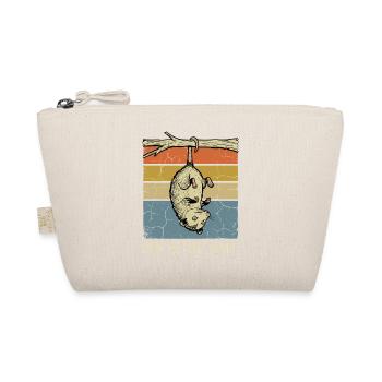 Opossum drôle, tiens bon, mon pote coucher de soleil rétro - Trousse biologique - nature - Devant