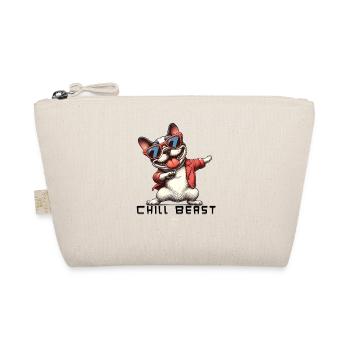Chill Beast Bulldog - Organic Pouch - nature - Front