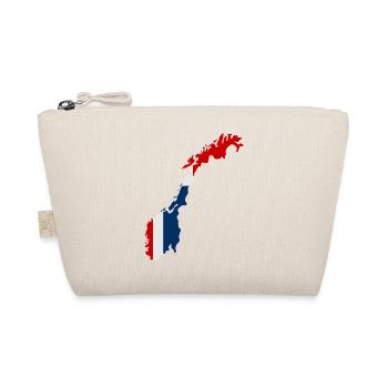 Carte de la Norvège avec drapeau - Trousse biologique - nature - Devant