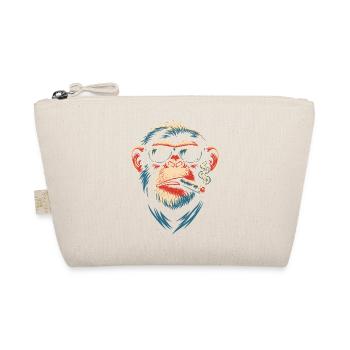 Sunglasses Smoking Monkey - Organic Pouch - nature - Front