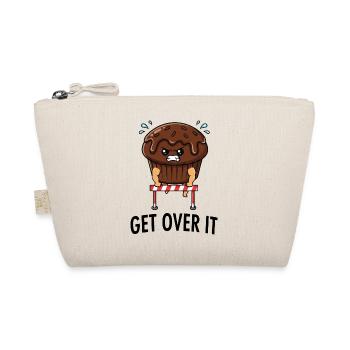 Muffin Sports Candy Runner Hurdles Saying - Organic Pouch - nature - Front