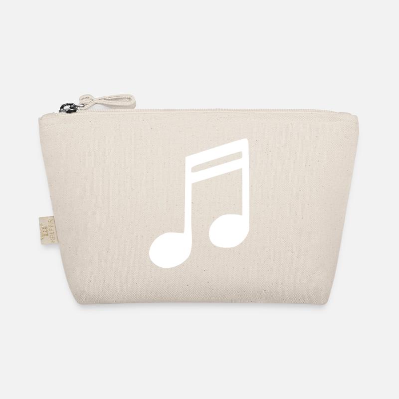 Note de musique Note de musique Blanche Trousse biologique