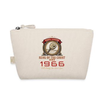Padel Legende 1966, Geburtstags Shirt, Hoodie, Mug - Bio-Täschchen - Natur - Vorne