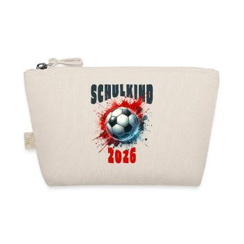 Schoolchild 2026 - Football - Organic Pouch - nature - Front